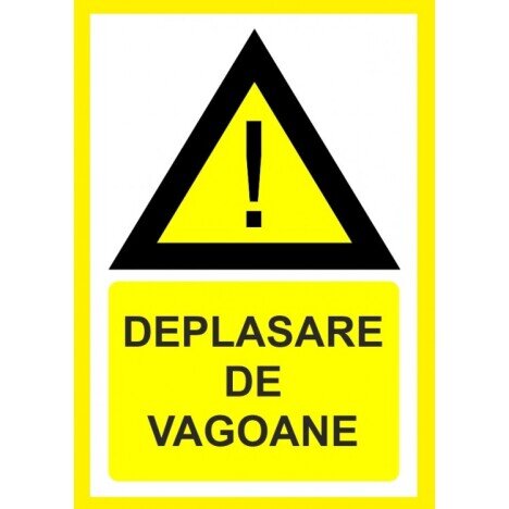 Placute deplasare de vagoane